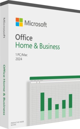 אופיס Retail ללא דיסק התקנה Microsoft Office Home & Business 2024 - רשיון למחשב אחד - שפה אנגלית