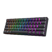 מקלדת מכנית - HK GAMING GK61 BLACK