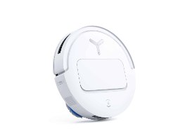 שואב אבק רובוטי עם תחנת עגינה ECOVACS דגם T50 PRO OMNI לבן