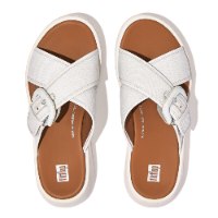 כפכף פ-מוד תכלת עם אבזם פיטפלופ FITFLOP