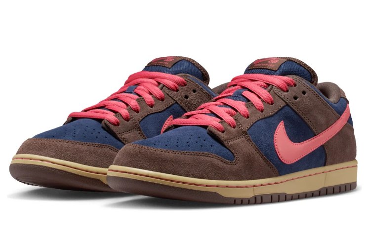 סניקרס נייק Nike SB DUNK LOW חום אדום