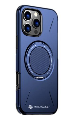 קייס פלסטיק לטלפון נייד מירקייס דגם Miramag עבור iPhone 16 Pro כחול