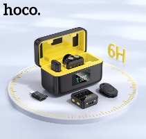 מיקרופון דיגיטלי אלחוטי Hoco L17 מיקרופון כפול עם דש מגנטי מתאים לחיבור (iP/Type-C)