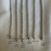 צמיד טניס מרובעים 2 מ"מ | צמיד משובץ