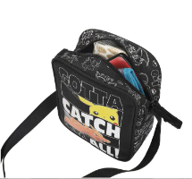 תיק צד פוקימון פיקאצ'ו צ'ריזארד "Pokemon Shoulder Bag "Gotta catch 'em all