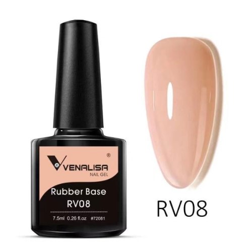 ראבר בייס בגוון RV08 ונליסה VENALISA