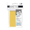 צהוב מט - 60ct Pro-Matte Small Deck Protectors סליבים בעיצוב מט לשמירה על קלפים בכל הצבעים​​​​​​​