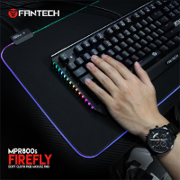 משטח גיימינג לעכבר FANTECH MPR800s Black FIREFLY RGB