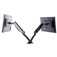 IIYAMA Dual Gas Spring Monitor Arm Desk Clamp/Grommet