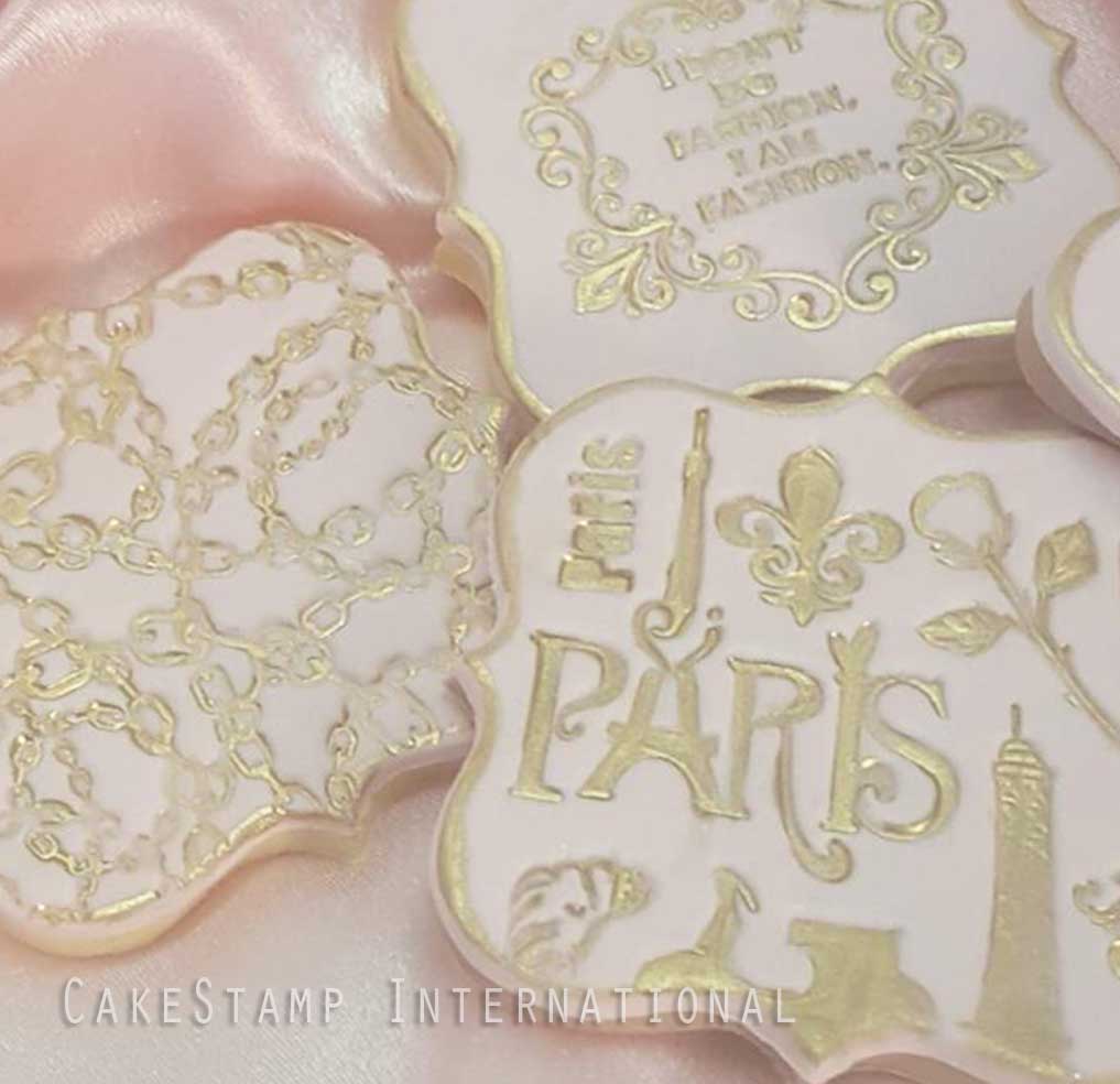 164480 logo brand chanel lv versace silicon fondant mould