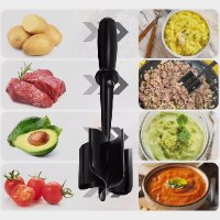 כלי חדשני למעיכת פירה בשר טחון ירקות ופירות – MixMaster