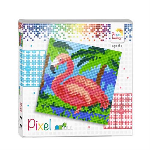 פלמינגו - תבנית 12/12 ס"מ | פיקסל הובי