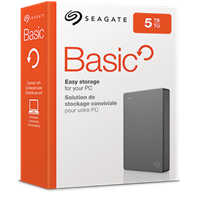 דיסק חיצוני - Seagate Basic Portable USB 3.0 HDD 5TB