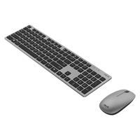 סט מקלדת ועכבר ASUS W5000 Wireless Keyboard and Mouse אפור