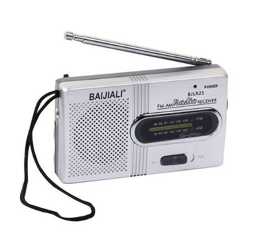 רדיו טרנזיסטור נייד מבית BAIJIALI דגם BJL-R21 (סוללות AA)
