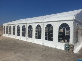 אוהל קונסטרוקציה אלומיניום במידה 10X18