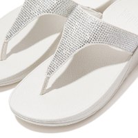 לולו טו פוסט לבן קריסטל פיטפלופ FITFLOP