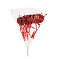 מארז 5 יח' תפוח אדום מודפס 7 ס"מ