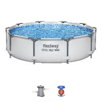 בריכת צינורות אפורה ​​​​​​​​​​​​​​(305X76) 56408 מבית BESTWAY