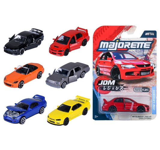 מייג'ורט מכונית מתכת   -  MAJORETTE METAL  JDM  1:64