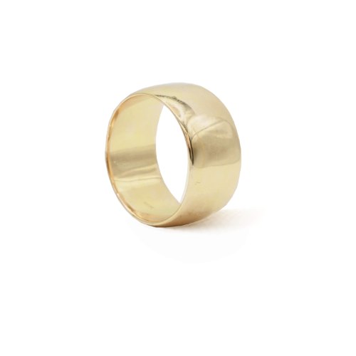 טבעת נישואין רחבה  1.0 סמ