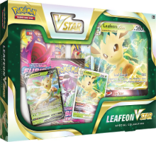 Pokemon TCG: Leafeon Vstar קלפי פוקימון מקוריים מארז וי סיכה ליפאון