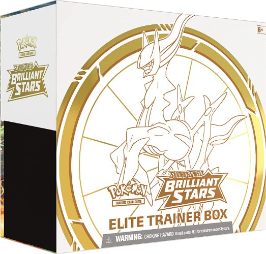 קלפי פוקימון אליט טריינר Pokémon TCG: Sword & Shield 9 Brilliant Stars Elite Trainer Box