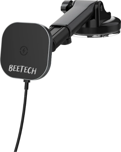 מעמד רכב Magsafe עם טעינה אלחוטית דגם W9-X6 מבית BeeTech