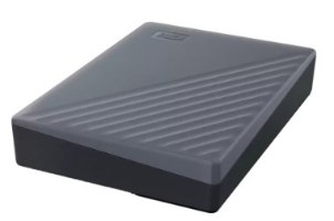 כונן קשיח חיצוני Western Digital WDBY3J0060BGY My Passport 6TB USB-C – Type-C פריט בודד בצבע אפור כהה