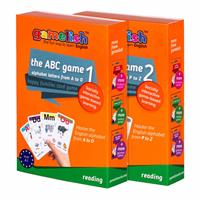 משחק רביעיות gamelish  קוראים באותיות (2 קופסאות) The ABC game