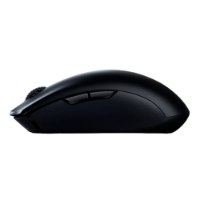 עכבר גיימינג אלחוטי צבע שחור Razer Orochi V2 – עכבר שחור בפרופיל צד על רקע לבן עם גלגלת וכפתורי צד עם 2 4GHz