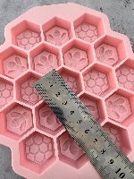 תבנית כוורת דבורים מסיליקון להכנת קישוטים