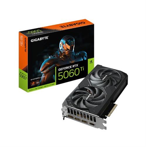 כרטיס מסך Gigabyte RTX 5060 Ti WindForce 2 OC 16GB