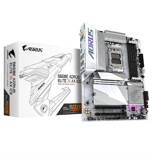 לוח אם Gigabyte B650E A ELITE X AX ICE ATX AM5 DDR5 WIFI BT White