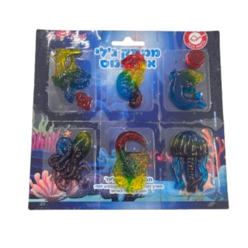 ממתק ג'לי בצורות אוקיינוס