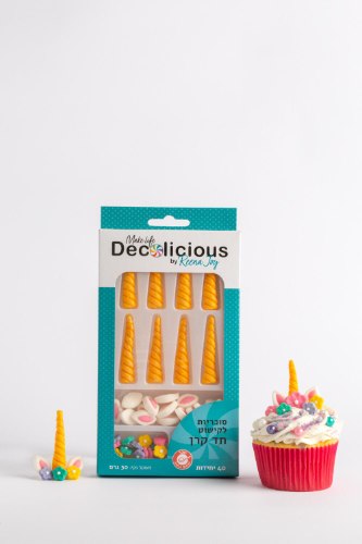 סוכריות לקישוט Decolicious דגם חד קרן