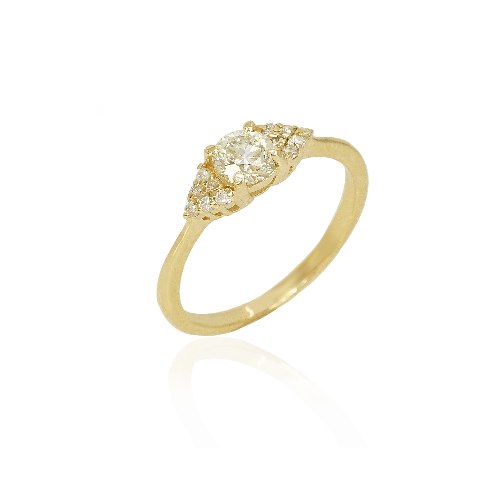 טבעת אירוסין יהלומים דגם 'אליאן' 0.65 קראט