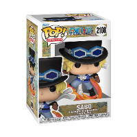 בובת פופ וואן פיס סאבו עם כובע -  Pop Animation One Piece Sabo With Pipe Vinyl Figure #2108