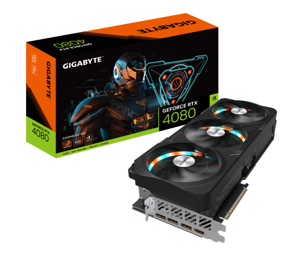 כרטיס מסך - Gigabyte RTX 4080 Gaming OC 16GB Windforce RGB Pcie 4.0