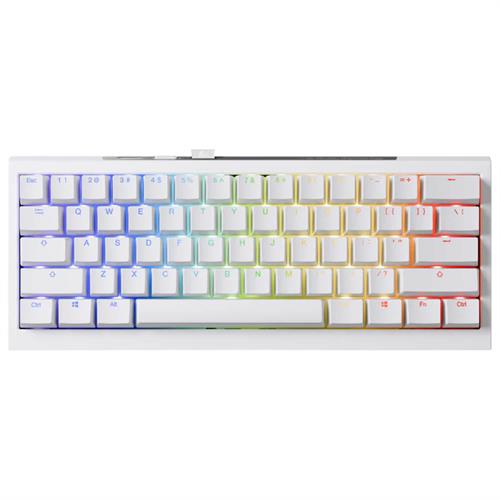 מקלדת מכנית אלחוטית Ducky One X Mini Wireless Analog Switch White עברית/אנגלית