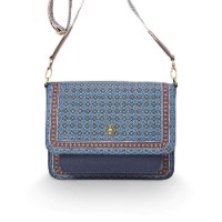 תיק Cross Body בגוון כחול דגם CLOVER מידות 25x7x20 ס"מ של חברת PIP STUDIO