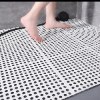 לבן - שטיח מקלחת נגד החלקה