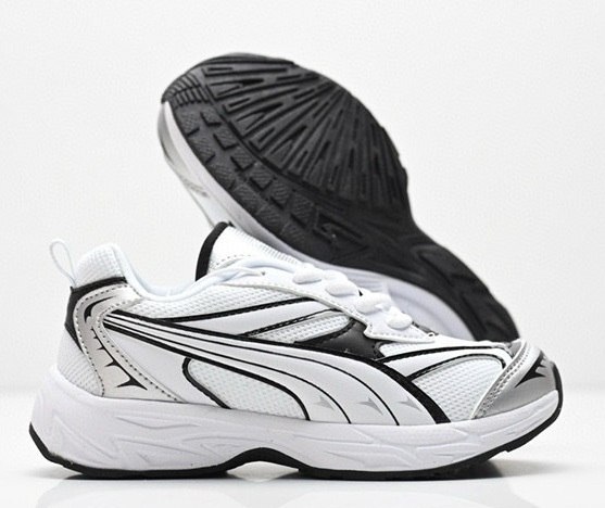 נעלי ילדים פומה Puma Morphic Base לבן שחור