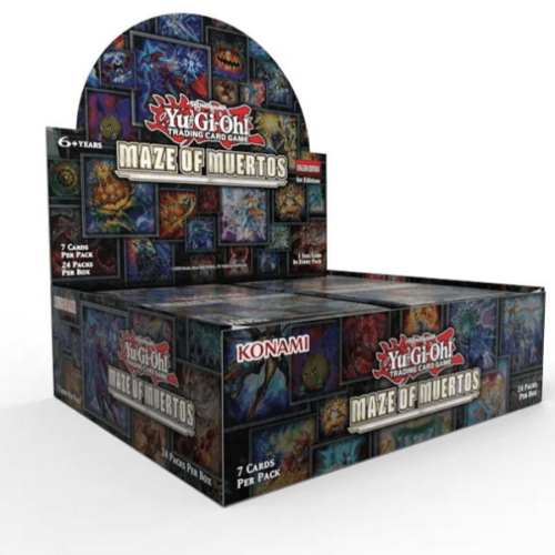 Yu-Gi-Oh! Maze of Muertos Booster Box קלפי יו-גי-הו TCG מקוריים בוסטר בוקס