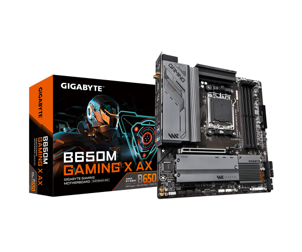לוח Gigabyte B650M Gaming X AX 1.1 WIFI BT for AMD Zen4 AM5 DDR5