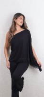 חולצה סיומת תחרה