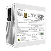 ספק כוח Gigabyte UD750GM PG5 V2 ICE 750W Gold 80+ PCIe 5.1