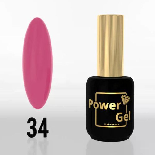 לק ג'ל 34 פאוור ג'ל POWER GEL