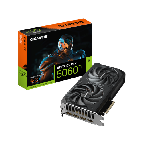 כרטיס מסך Gigabyte RTX 5060 Ti WindForce 2 OC 8GB