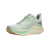 HOKA CLIFTON 10 WIDE נעלי ספורט נשים הוקה קליפטון 10 רחבות בצבע זכוכית ים/ג'ייד